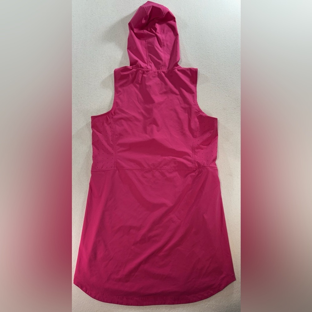 Title Nine Pink Hooded Athletic Dress Size 14 Nimble Zip Pocket Golf Tennis - Picture 7 of 9